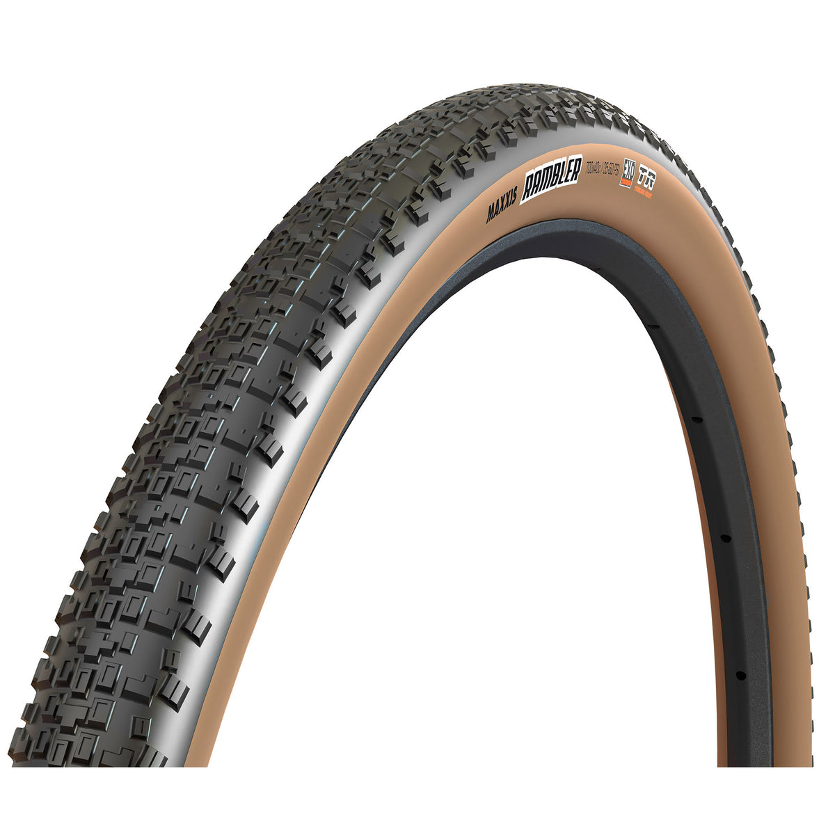 Maxxis Rambler Tire, 700x40, DC/EXO/TR, Dark Tanwall
