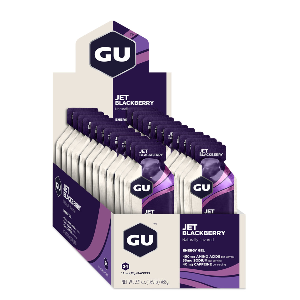 GU Energy Gel, Jet Blackberry